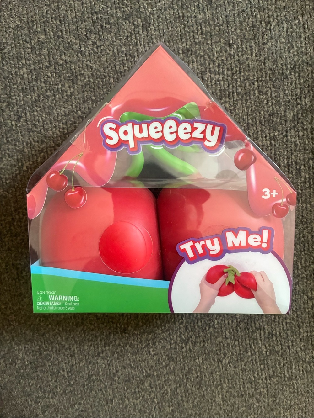 NEW Squishy Sunny Days Toymendous Cherries 5.5 Inch Squeezy Cherry Rare Viral 🍒